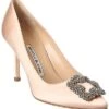 Manolo Blahnik Hangisi 90 Satin Pump Women