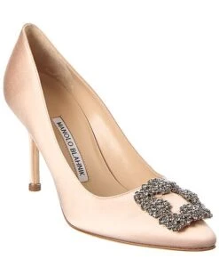 Manolo Blahnik Hangisi 90 Satin Pump Women