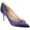 Manolo Blahnik Nadira 70 Satin Pump Women