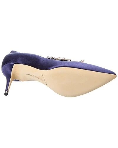 Manolo Blahnik Nadira 70 Satin Pump Women 4 Manolo Blahnik Nadira 70 Satin Pump Women - Image 4