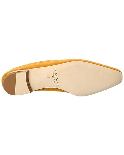 Manolo Blahnik Pitaneta Suede Loafer Women 4 Manolo Blahnik Pitaneta Suede Loafer Women - Image 4