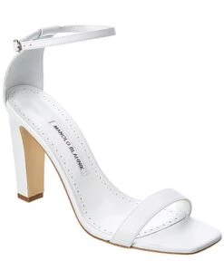 Manolo Blahnik Ressata 105 Leather Sandal Women