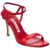 Manolo Blahnik Elvira 90 Leather Sandal Women