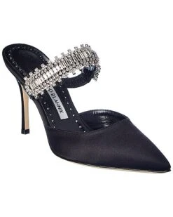 Manolo Blahnik Lutara 90 Satin Pump Women