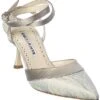 Manolo Blahnik Petiaso 70 Silk Pump Women