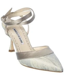 Manolo Blahnik Petiaso 70 Silk Pump Women