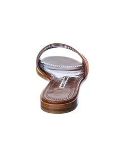 Manolo Blahnik Egacle Leather & Suede Sandal Women -Manolo Blahnik 1313296271 RLLD 3