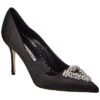 Manolo Blahnik Trina 90 Satin Pump Women
