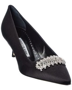 Manolo Blahnik Ttara 50 Satin Pump Women