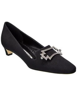 Manolo Blahnik Ansulialo 30 Silk Pump Women