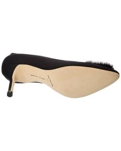 Manolo Blahnik Hangisi 70 Linen Pump Women 8 Manolo Blahnik Hangisi 70 Linen Pump Women -Manolo Blahnik 1313382826 RLLD 4