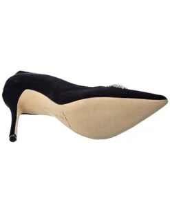 Manolo Blahnik Ttara 105 Velvet Pump Women 8 Manolo Blahnik Ttara 105 Velvet Pump Women -Manolo Blahnik 1313386299 RLLD 4