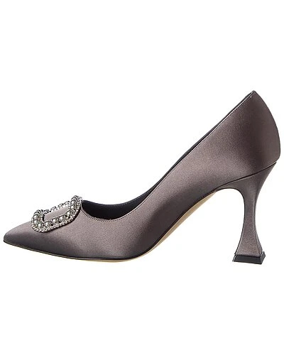 Manolo Blahnik Fabeta 90 Satin Pump Women 2 Manolo Blahnik Fabeta 90 Satin Pump Women - Image 2
