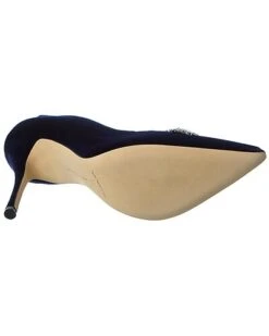 Manolo Blahnik Ttara 105 Velvet Pump Women 8 Manolo Blahnik Ttara 105 Velvet Pump Women -Manolo Blahnik 1313444544 RLLD 4