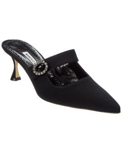 Manolo Blahnik Porramu 50 Silk Pump Women