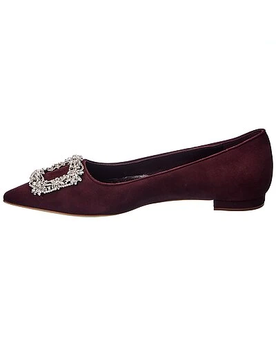 Manolo Blahnik Ysale Suede Flat Women 2 Manolo Blahnik Ysale Suede Flat Women - Image 2