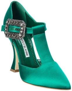 Manolo Blahnik Rtura 105 Satin Pump Women