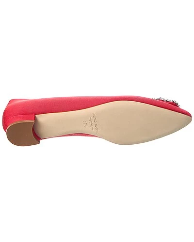 Manolo Blahnik Hangisi Grosgrain Flat Women 4 Manolo Blahnik Hangisi Grosgrain Flat Women - Image 4