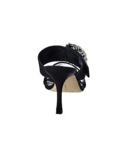 Manolo Blahnik Gable Jewel 90 Silk Sandal Women -Manolo Blahnik 1313523336 RLLD 3