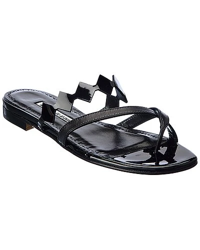 Manolo Blahnik Sulafa Leather Sandal Women 1 Manolo Blahnik Sulafa Leather Sandal Women