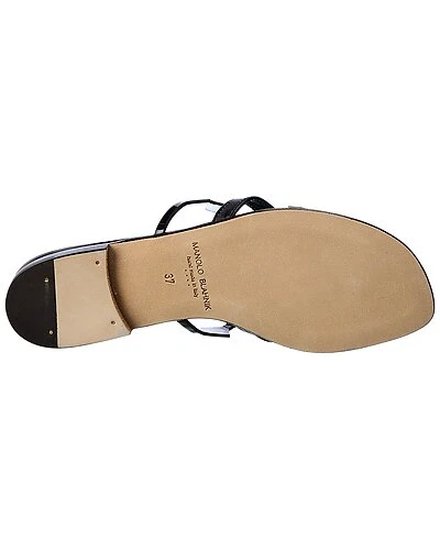 Manolo Blahnik Sulafa Leather Sandal Women 4 Manolo Blahnik Sulafa Leather Sandal Women - Image 4
