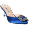 Manolo Blahnik Hangisimu 50 Satin Pump Women