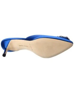 Manolo Blahnik Hangisimu 50 Satin Pump Women 8 Manolo Blahnik Hangisimu 50 Satin Pump Women -Manolo Blahnik 1313526088 RLLD 4