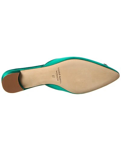 Manolo Blahnik Hangisimu Satin Flat Women 4 Manolo Blahnik Hangisimu Satin Flat Women - Image 4