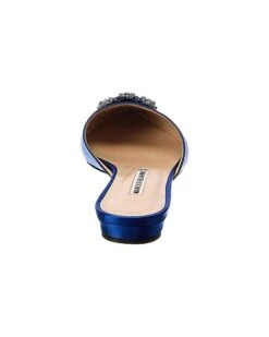 Manolo Blahnik Hangisimu Satin Flat Women 7 Manolo Blahnik Hangisimu Satin Flat Women -Manolo Blahnik 1313533553 RLLD 3