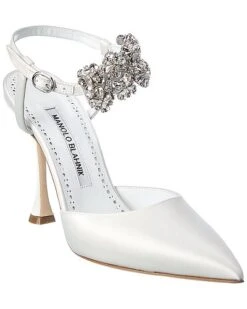 Manolo Blahnik Bina 105 Satin Pump Women