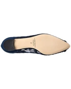 Manolo Blahnik Hangisi Lace & Satin Flat Women -Manolo Blahnik 1313536196 RLLD 4