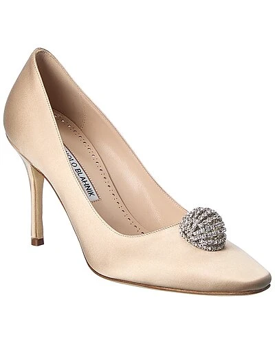 Manolo Blahnik Elbolita 90 Satin Pump Women 1 Manolo Blahnik Elbolita 90 Satin Pump Women