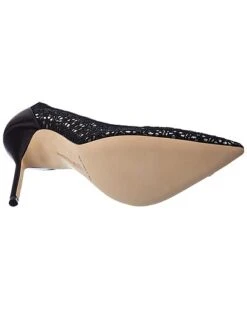 Manolo Blahnik LA 105 Satin & Lace Pump Women -Manolo Blahnik 1313542892 RLLD 4