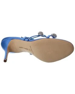 Manolo Blahnik Elsaka 90 Satin Sandal Women -Manolo Blahnik 1313557091 RLLD 4