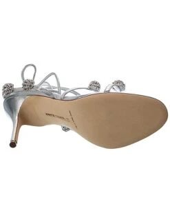 Manolo Blahnik Elsaka 90 Leather Sandal Women -Manolo Blahnik 1313557095 RLLD 4