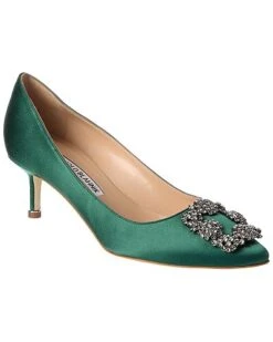Manolo Blahnik Hangisi 50 Satin Pump Women