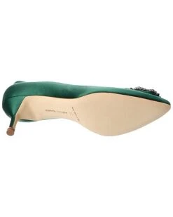 Manolo Blahnik Hangisi 50 Satin Pump Women 8 Manolo Blahnik Hangisi 50 Satin Pump Women -Manolo Blahnik 1313557779 RLLD 4