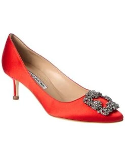 Manolo Blahnik Hangisi 50 Satin Pump Women