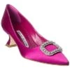 Manolo Blahnik Fabeta 55 Satin Pump Women