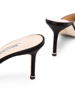 Women Manolo Blahnik Hangisi 70mm Appliqué Mules 9 Women Manolo Blahnik Hangisi 70mm Appliqué Mules -Manolo Blahnik 13150151 21515834 1000