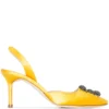 Women Manolo Blahnik Hangisi Slingback Pumps