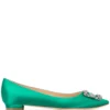 Women Manolo Blahnik Hangisi Ballerina Shoes