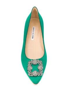 Women Manolo Blahnik Hangisi Ballerina Shoes -Manolo Blahnik 14351302 20814518 1000