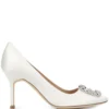 Women Manolo Blahnik Hangisi Buckle Pumps