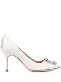 Women Manolo Blahnik Hangisi Buckle Pumps