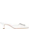 Women Manolo Blahnik Maysale 50mm Jewel Buckle Mules