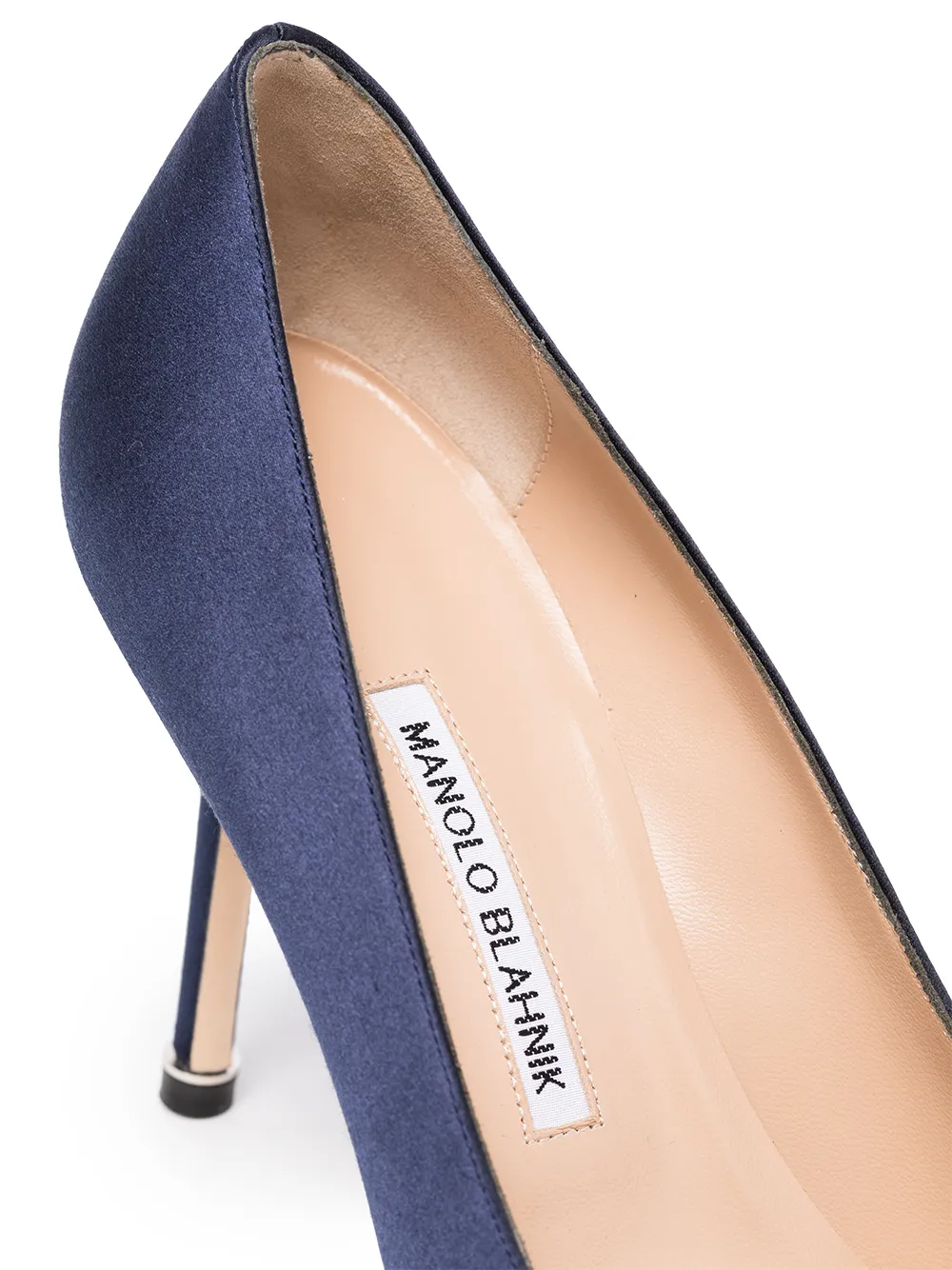 Women Manolo Blahnik Hangisi 95mm Appliqué Satin Pumps 5 Women Manolo Blahnik Hangisi 95mm Appliqué Satin Pumps - Image 5