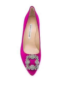 Women Manolo Blahnik Hangisi 70mm Silk Pumps -Manolo Blahnik 15654911 28494452 1000