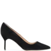 Women Manolo Blahnik BB 70mm Suede Pumps