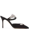 Women Manolo Blahnik Lurum 90mm Mules
